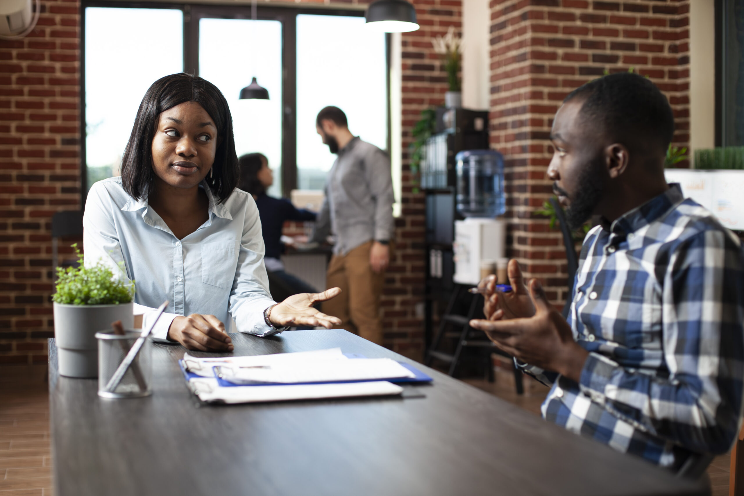 African business leaders collaborating